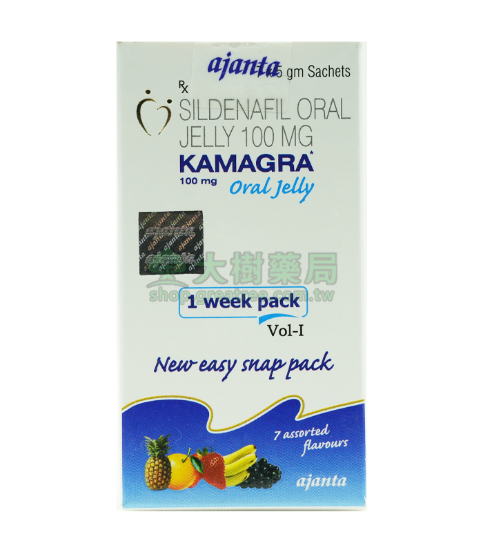 Kamagra Oral Jelly 100 mg/7包 液態果凍威而鋼