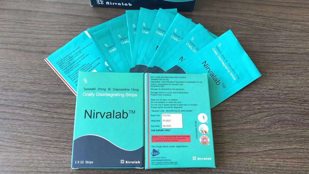 Nirvalab 雙效犀利士口溶膜片使用情境