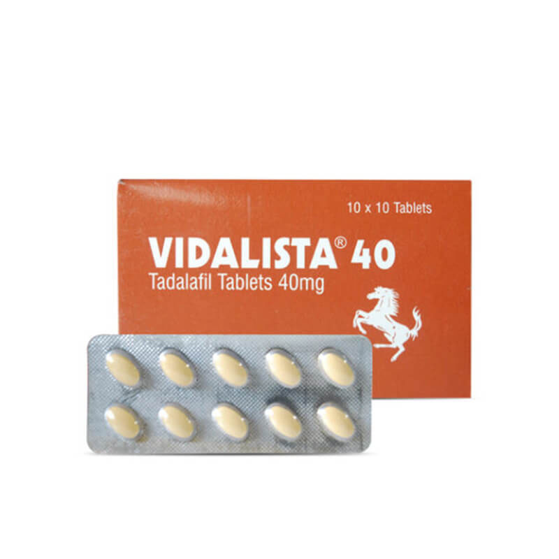 Vidalista 40mg 犀利士學名藥|高劑量他達拉非 36小時持久 10顆裝