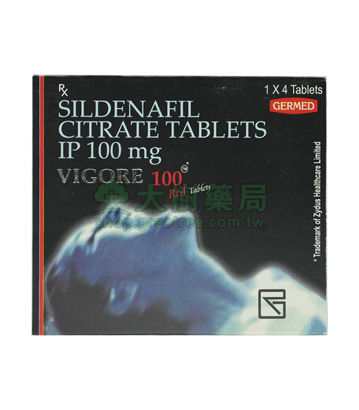 VIGORA 100mg/4粒 德國紅魔 威而鋼學藥名 | 大樹藥局官方直營