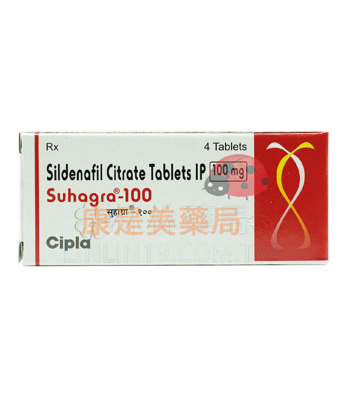 印度威而鋼學名藥 Suhagra 100 mg/4粒一盒 重振雄風