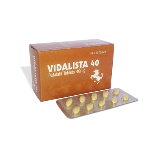 告別壓力與ED:Vidalista 40 犀利士學名藥 40mg 10顆