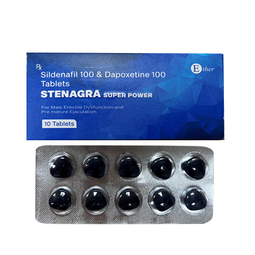 藍鑽 Stenagra Super Power 威而鋼100mg+必利勁100mg 10錠版必利吉